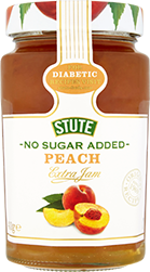 No Sugar Added Peach Jam